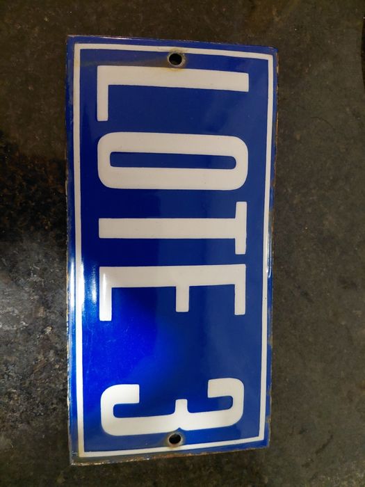 Placa Esmalte Lisboa