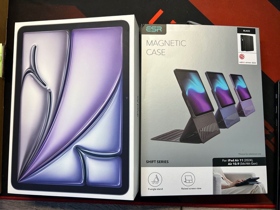 iPad Air 11 cali M3 Wi-Fi 256GB Space Gray MCA14LL/A Model A3266 z ETUI