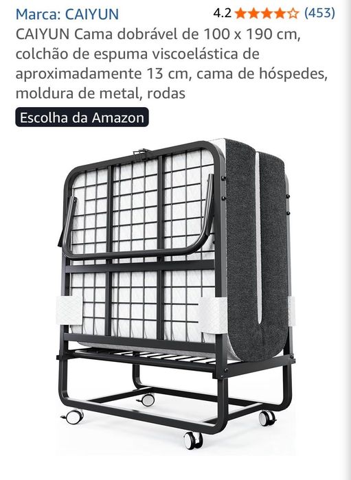 Vendo cama dobrável para uma pessoa