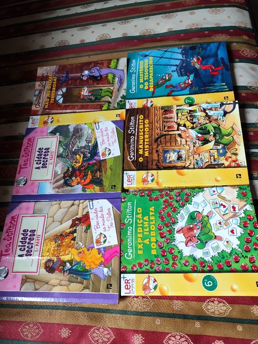 Coleção 6 livros Gerônimo Stilton