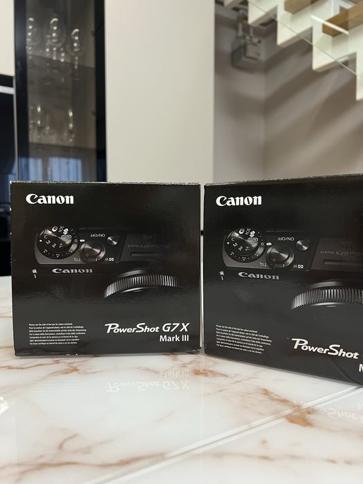 Цифрова фотокамера Canon Powershot G7 X Mark III Black В НАЯВНОСТІ