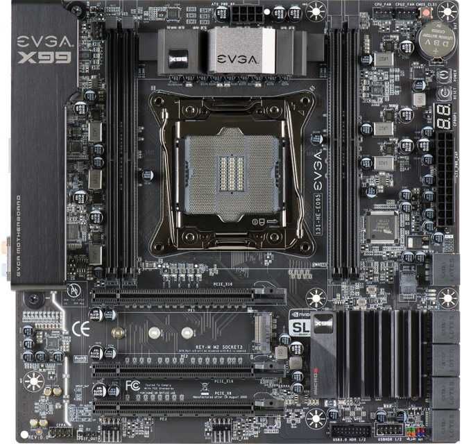 EVGA X99 Micro2 ТОПОВА mATX плата з 3 way SLI