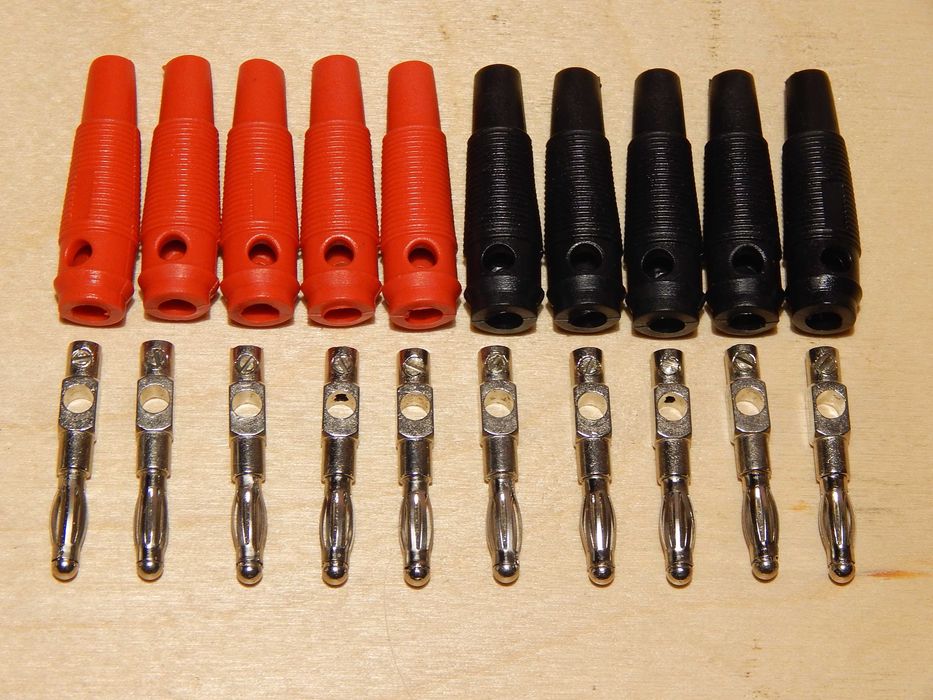 Разъем типа "банан". Комплект из 10 шт.