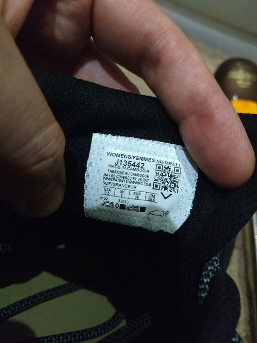 Женские кроссовки,ботинки merrell gore-tex водонепроницаемые black originals