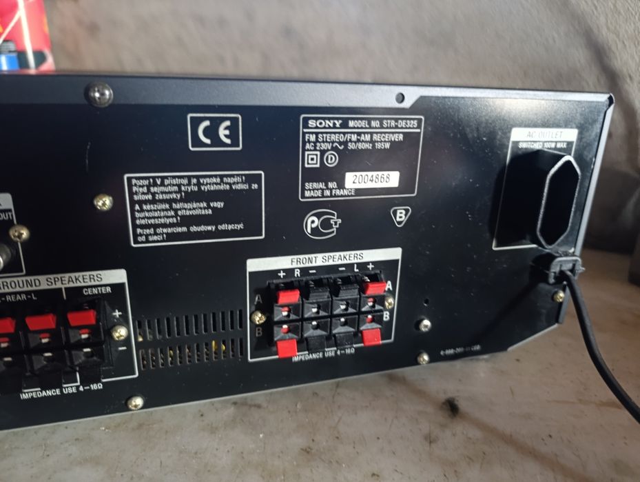 Amplificador Sony "STR DE-425" alta qualidade e potência 195 W bom  som.