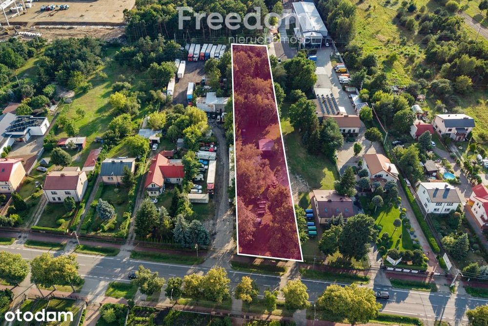 Działka 3581 m² + opcjonalnie 4768 m² | Żyrardów