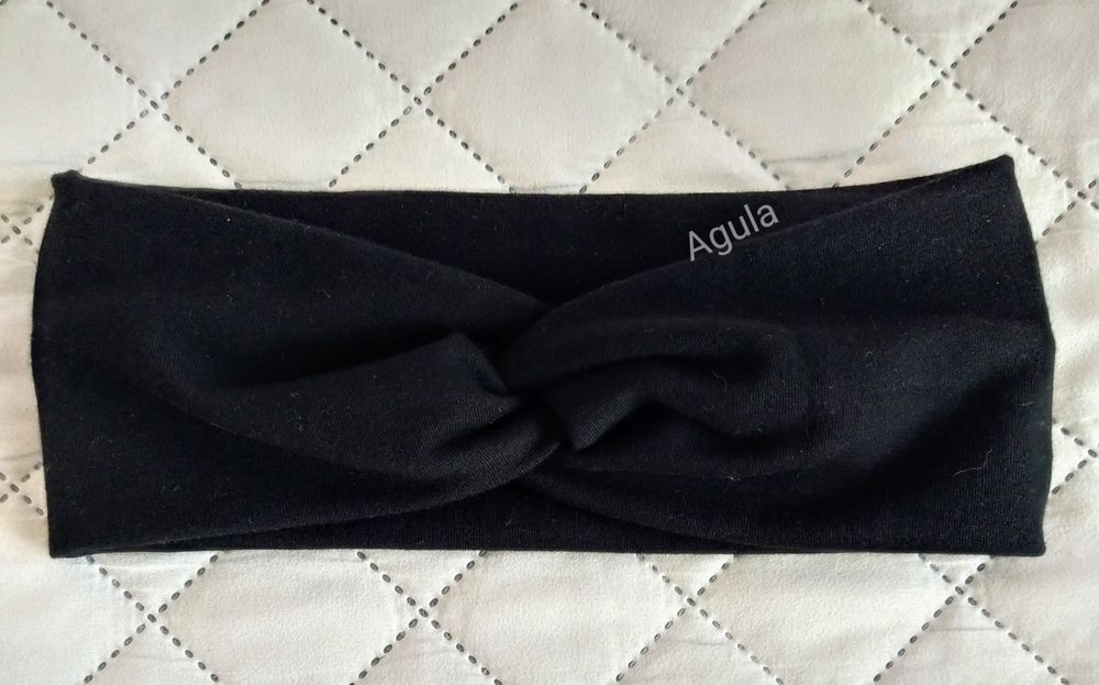 Nowa szeroka, przeplatana opaska