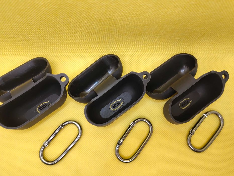 Чехол силиконовый на наушники Samsung Galaxy Buds 3 / 3 Pro + карабин!