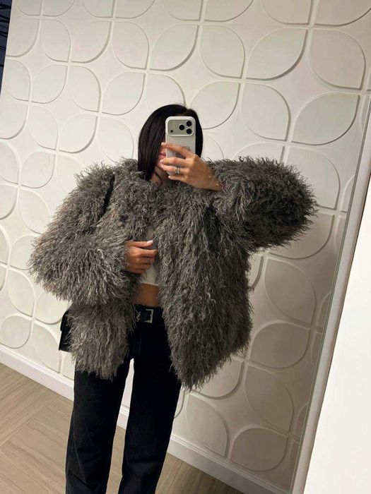 Шуба жіноча дуже стильна та тепла | шуба женская зимняя модель 660