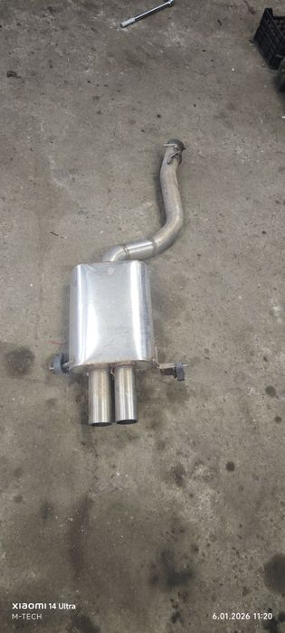 Tłumik wydech końcowy nierdzewka  BMW E60 E61 525d 530d 535d