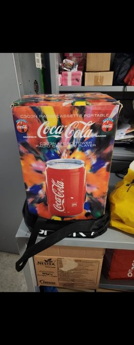 Vendo Radio coca cola usado em excelente estado com caixa