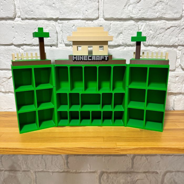 Підставка (поличка) для фігурок Kinder Joy Minecraft