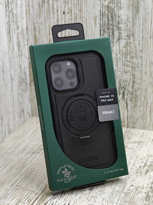 Чехол кожаный Polo Primo MagSafe на iPhone 16 Pro/ 15 Pro Max. Чохол