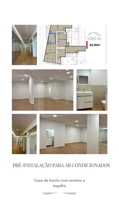 VENDE-SE ESPAÇO COMERCIAL  NOVO COM 9 SALAS PRAIA DA ROCHA