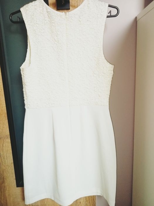 Top Shop sukienka komunia ślub wesele chrzciny kremowa r.M