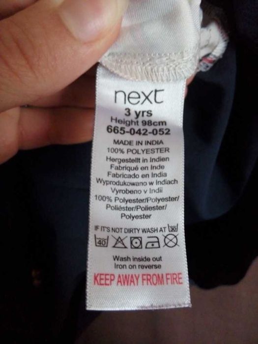 Стильний літній комбінезон/ромпер для дівчинки next