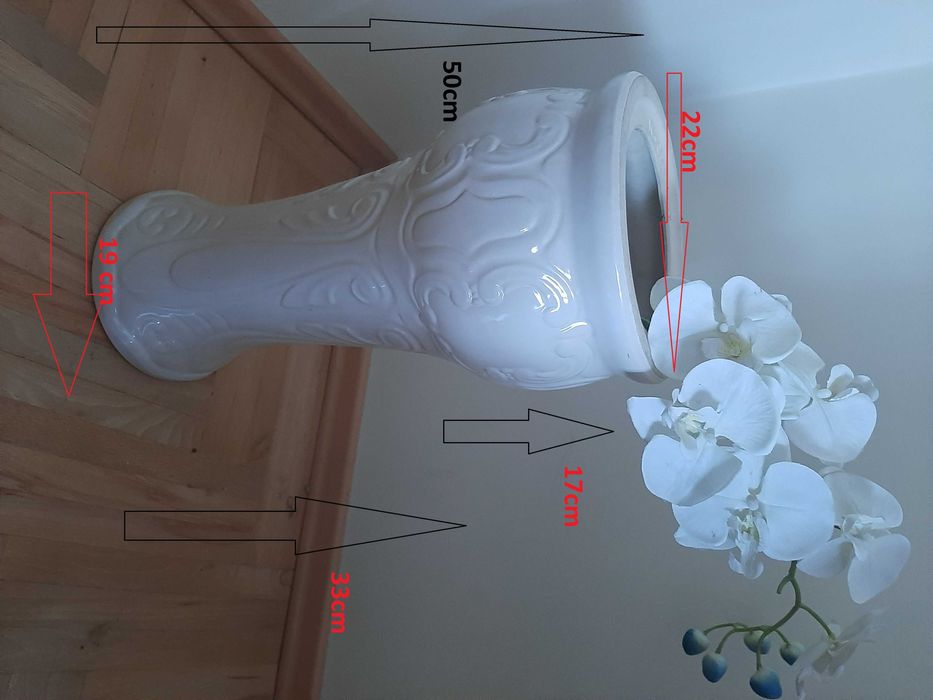 Piękny stylowy donico-wazon