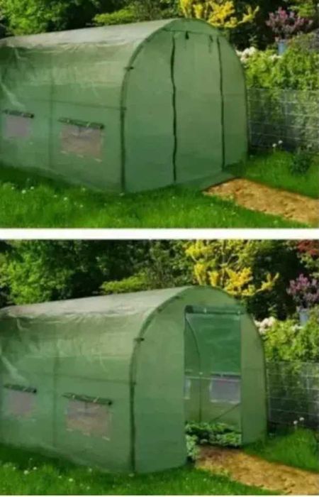 Парник теплиця садова 3x2x2м VOLSO POLSKA 6м2 для ранньої розсади