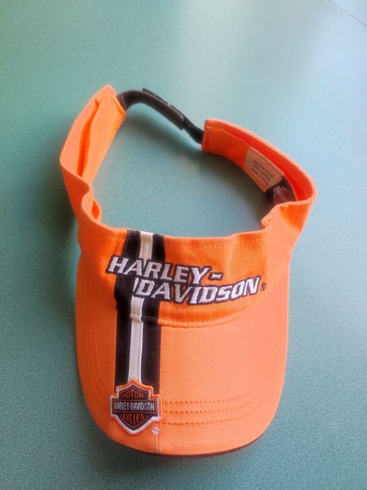 Czapka Harley Davidson Orange & Black