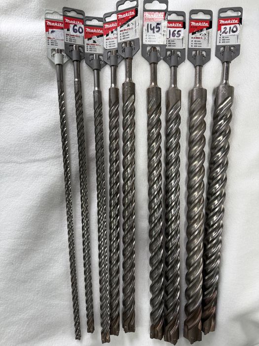 Nowe wiertła SDS-Plus Makita 400/450 mm – 10-30 mm
