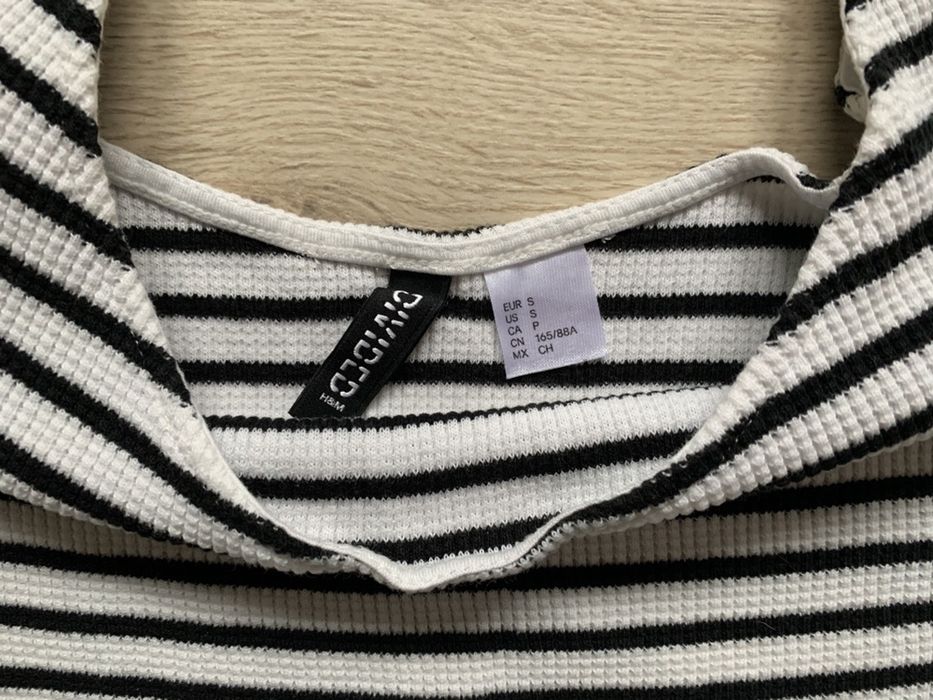 H&M bawełniany croptop XS