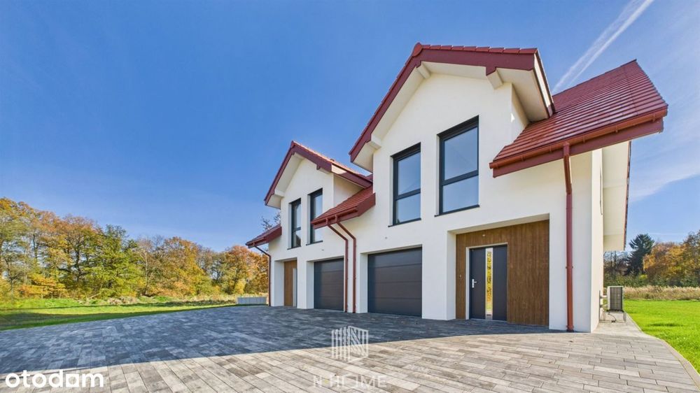 Bliźniak pod lasem w okolicach Wrocławia