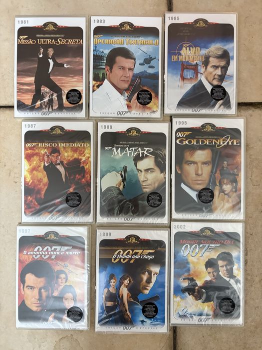 20 dvds de colecao do 007