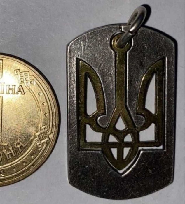 Кулон, тризуб, якісно зроблений в різних стилях зі срібним покриттям!!