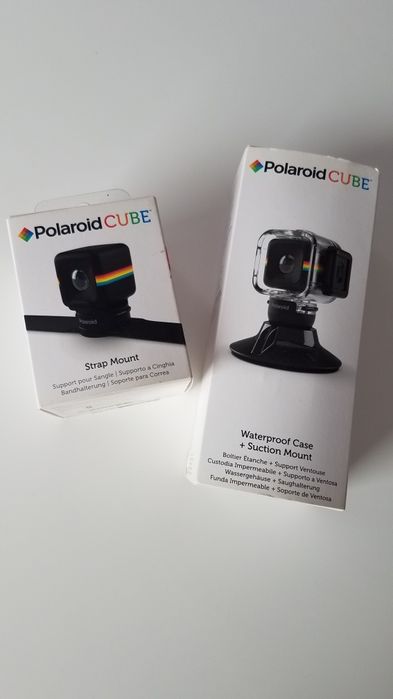 Acessórios polaroid mini - caixa estanque e cinta capacete