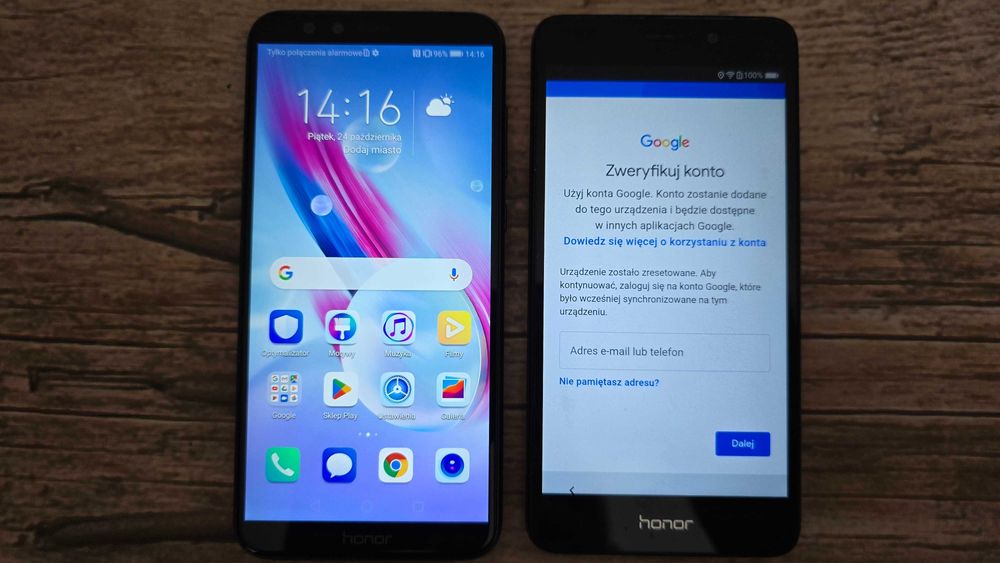 Honor 9 Lite + Honor 7 lite - 2x smartfon telefon