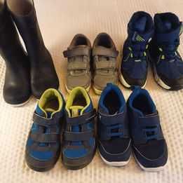 zestaw ubrań 110-116 i butów dla chłopca