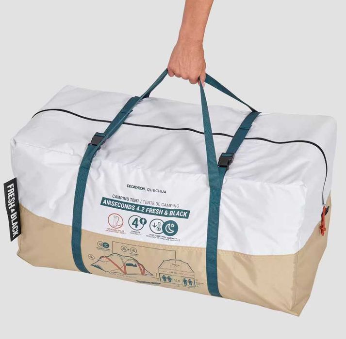 Tenda Campismo Insuflável Air Seconds 4.2 Fresh & Black