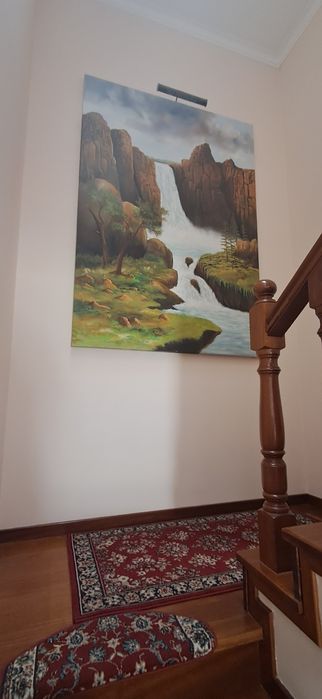 Quadro decorativo com iluminação