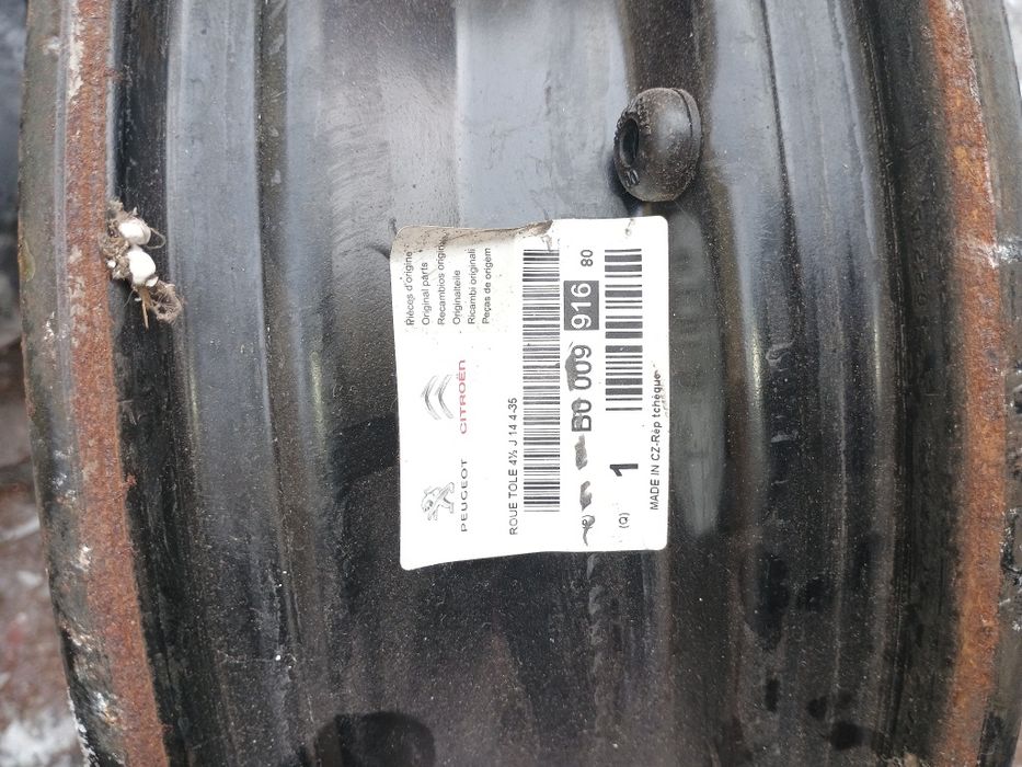 4 szt felgi stalowe 14 cali ET35