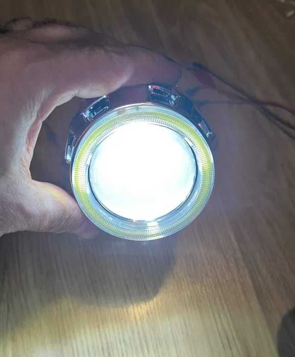 Kit Olho de Boi Bi-Led com Angel Eye
