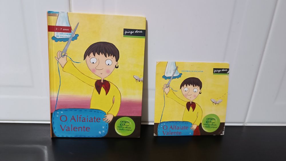 Livro Infantil. O Alfaiate Valente. Com Dvd. 2 a 7 Anos