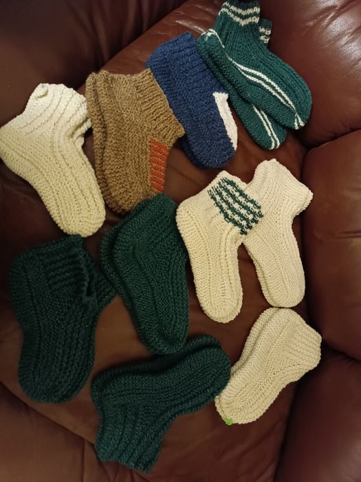 Шкарпетки зв'язані шерстяні