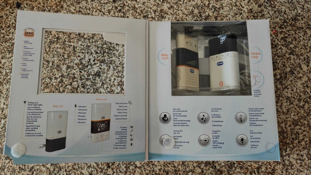 Monitor intercomunicador para bebé