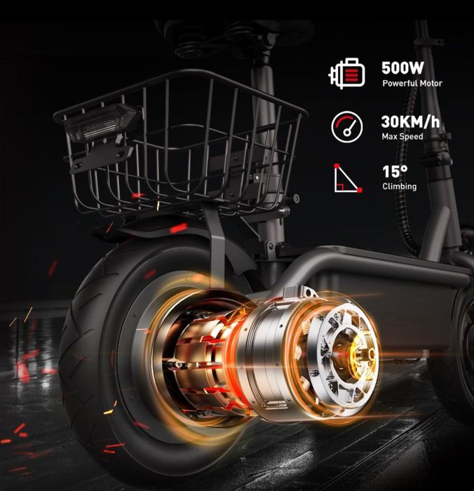 Електросамокат з сидінням iScooter F2 500w