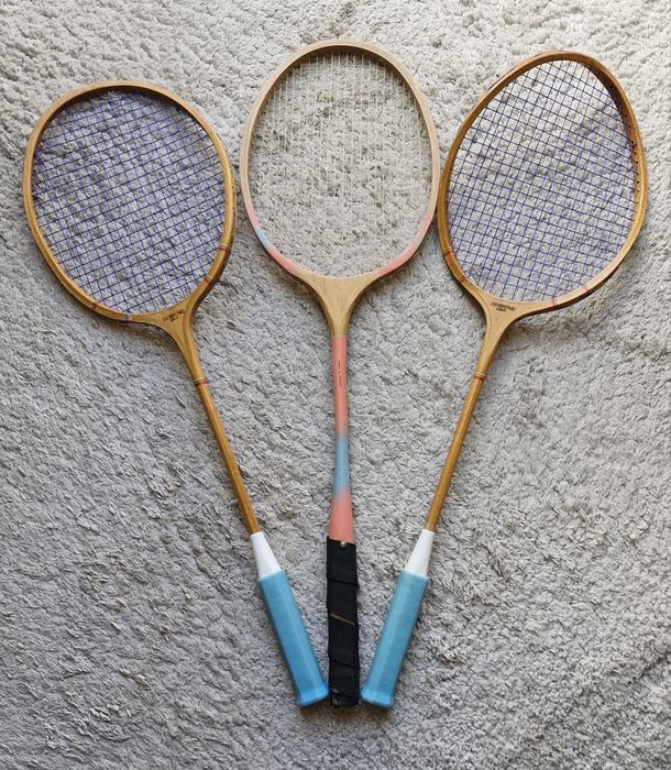 Rakiety do badminton Germina Camp made in DDR z PRL