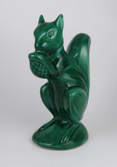 Figura Mealheiro Art Deco - Esquilo com bolota - 50s/60s