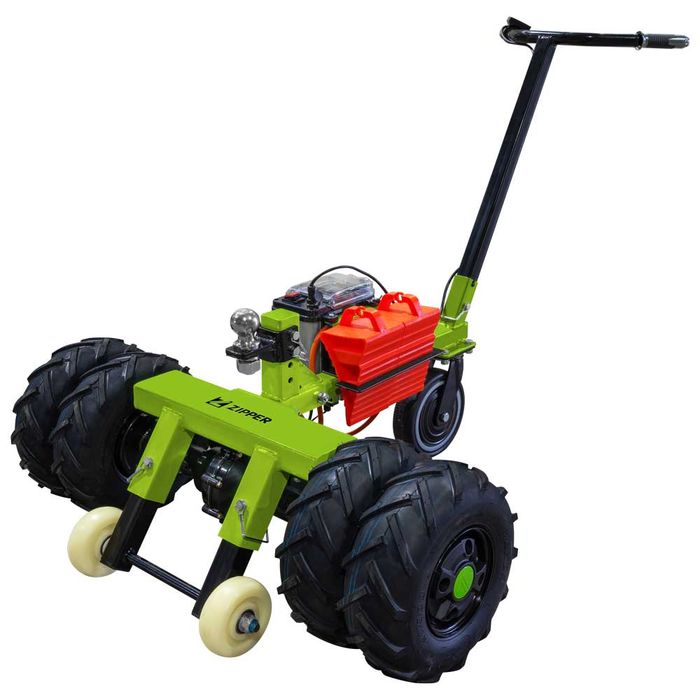 Wózek manewrowy do przyczep ZIPPER ZI-ARW2000 akumulatorowy, uciąg 2000 kg, silnik 800 W, akumulator 40 V / 6 Ah, zasięg ok. 5 km