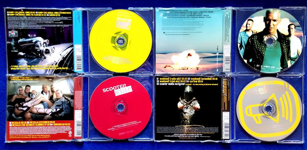 Фирменные CD Scooter Singles Eurodance Rave