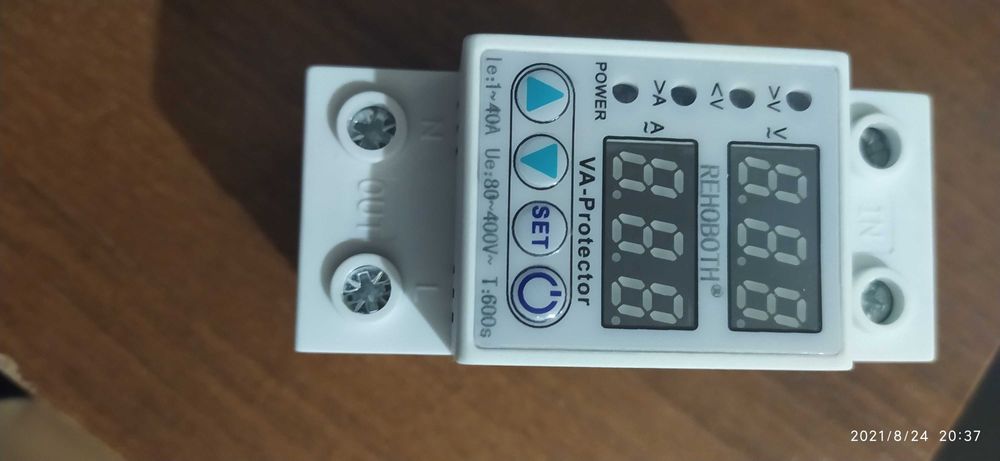 Реле напряжения (защита от перенапряжения)