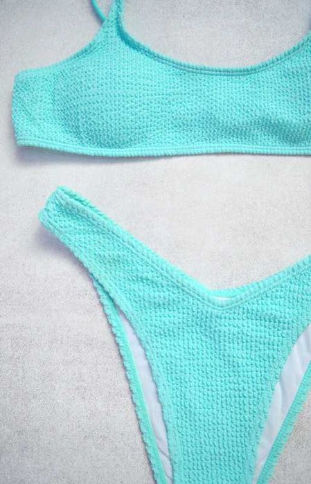 Teksturowe bikini strój kąpielowy wkładki L 40
