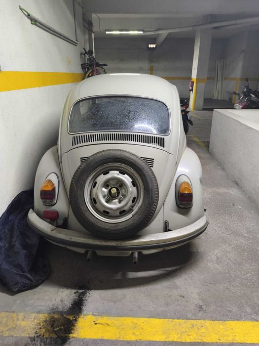 VW Carocha parked in garage for 25 years