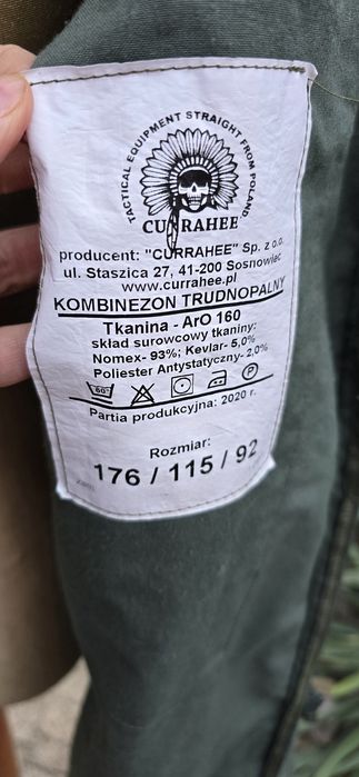 Kombinezon trudnopalny currahee bluza