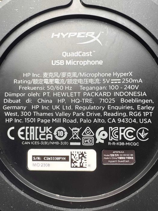 HyperX QuadCast Microphone497713546286878723