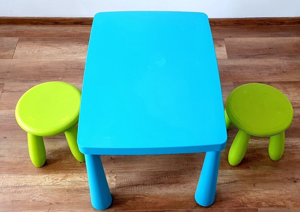 Stolik i 2 krzesła mamut ikea