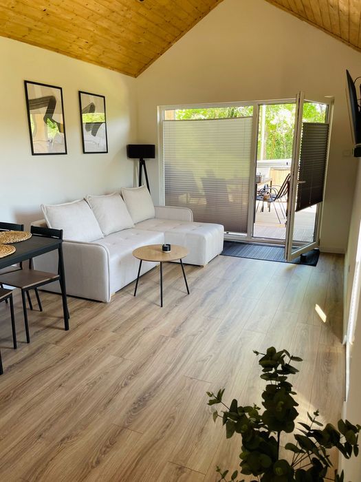 Domek nad jeziorem Drawskim jacuzzi jezioro drawsko drawskie czaplinek